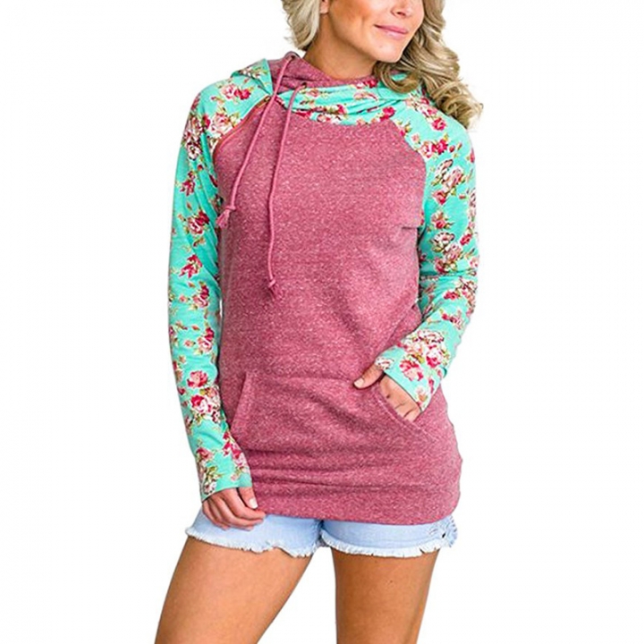 Western Style Ms Fashion Diagonal Zipper Stitching Printing Slim Sweater Coat