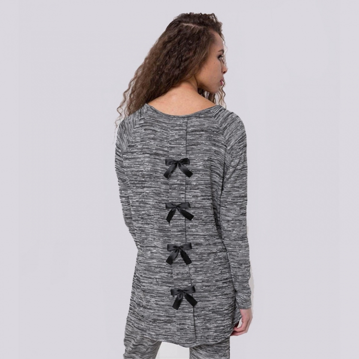 Western Style Ms Trend Wild Back Bowknot Set Personality Simple Apparel