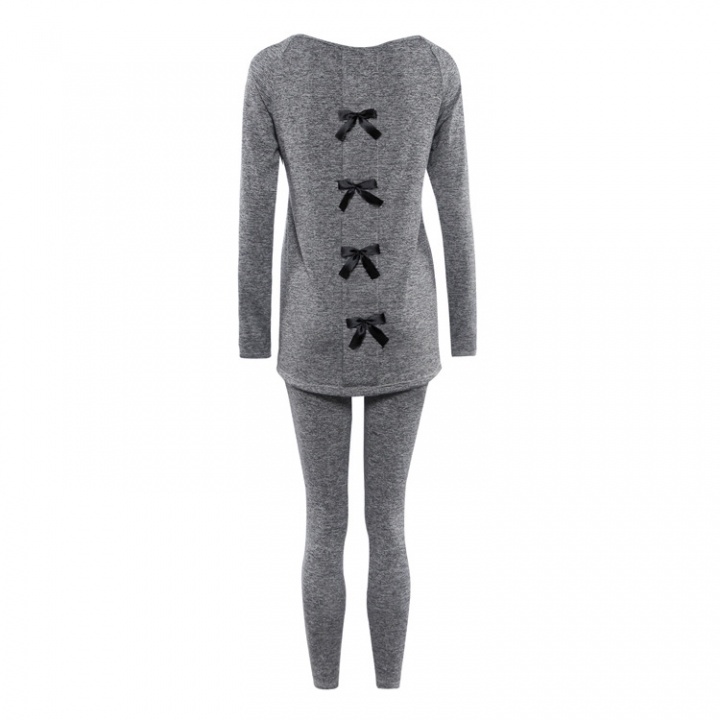 Western Style Ms Trend Wild Back Bowknot Set Personality Simple Apparel