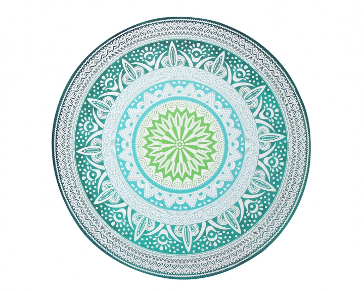 Western Style Ms Fashion Sun Protection Shawl Yoga Mat Round Beach Towel