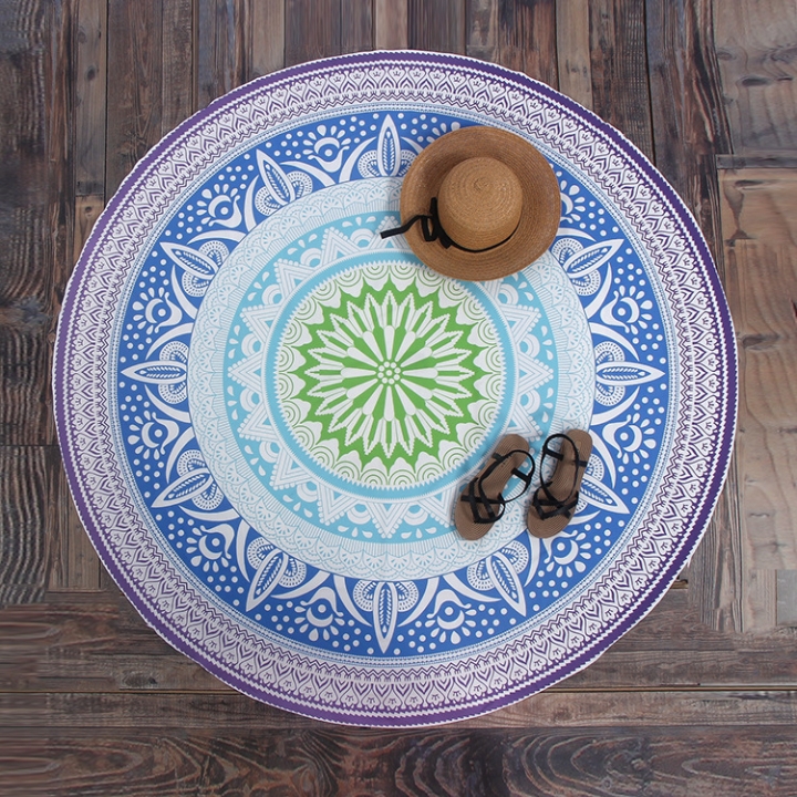 Western Style Ms Trend Personality Shawl Summer Yoga mat Round Beach towel