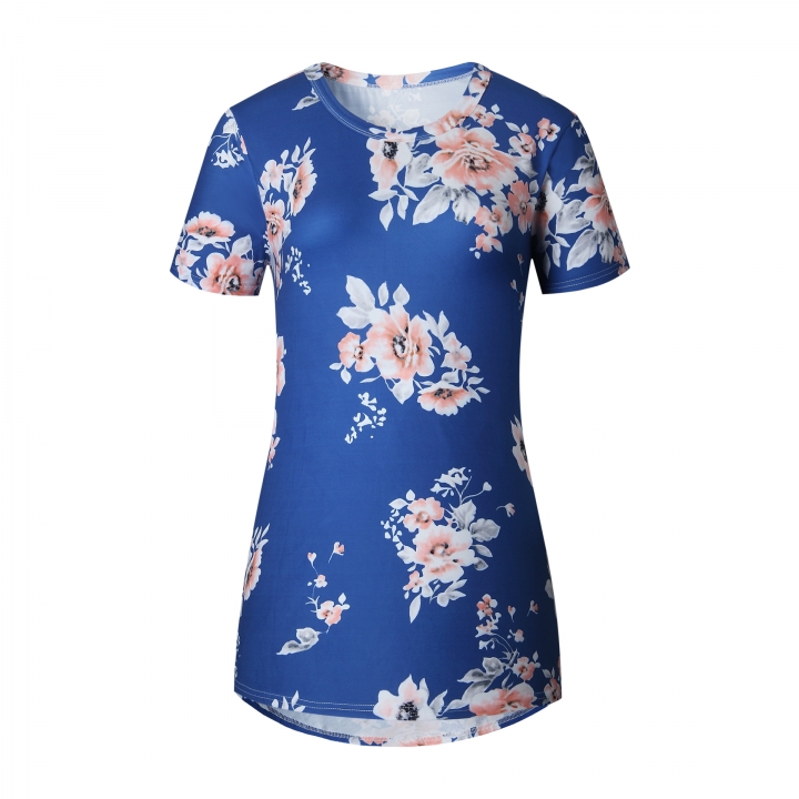 Western Style Ms Fashion Printing Cross Belt trend coat T-shirt