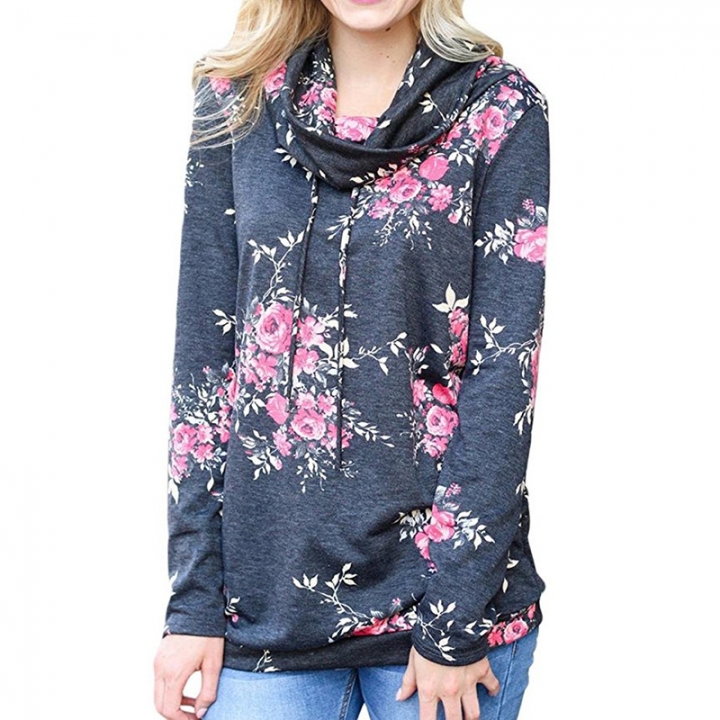 Western Style Ms Trend Autumn And Winter Fashion Popular Printing Personality Sweater