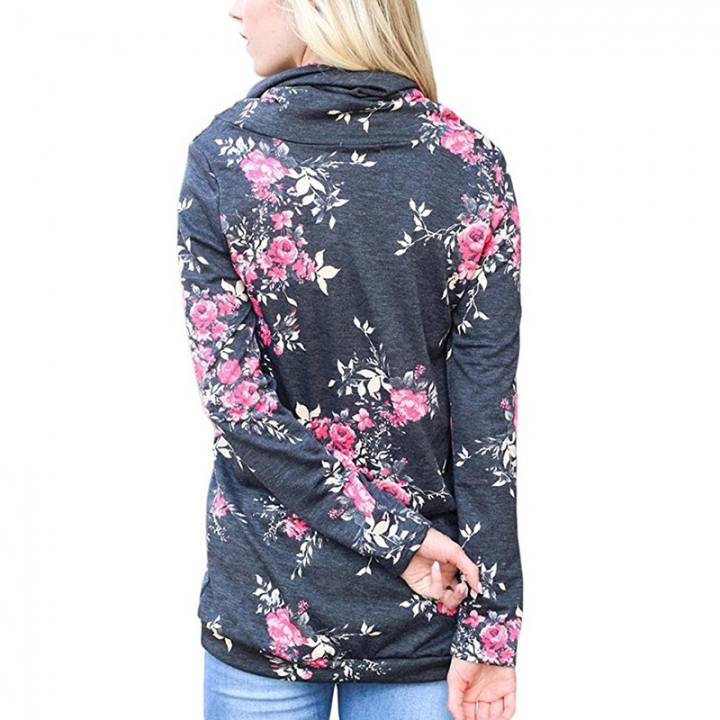 Western Style Ms Trend Autumn And Winter Fashion Popular Printing Personality Sweater