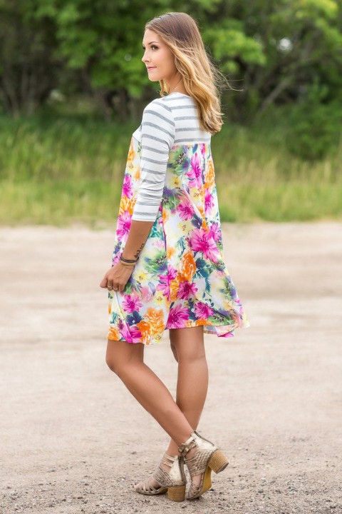 Western Style Ms Fashion The New Printing Personality Trend Dress