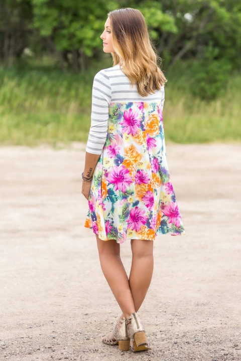 Western Style Ms Fashion The New Printing Personality Trend Dress