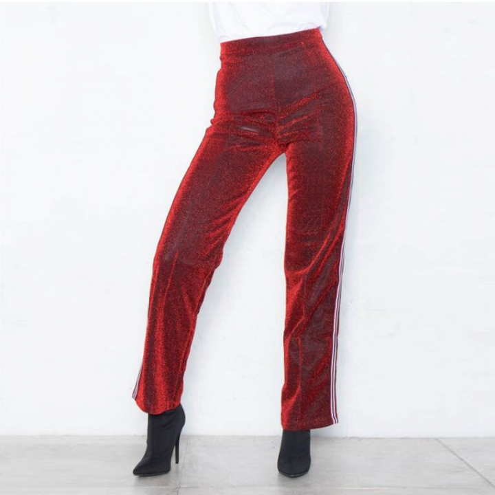 Western Style Ms Fashion Sexy Popular Shiny Fluorescence Long Pants