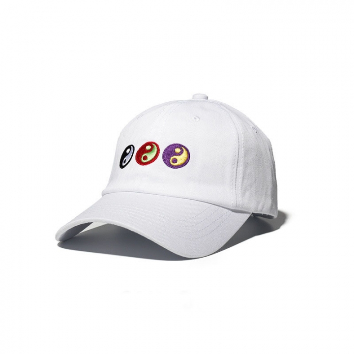 The New yin and yang Tai Chi Gossip Embroidery Baseball Cap Trend Caps Wild Sun Hat