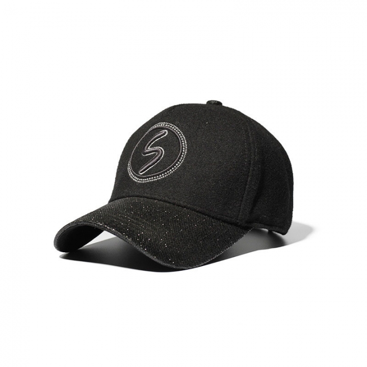 Men Baseball Cap Creative Letter Curved Eaves Caps Trend Solid Color hip-hop cap
