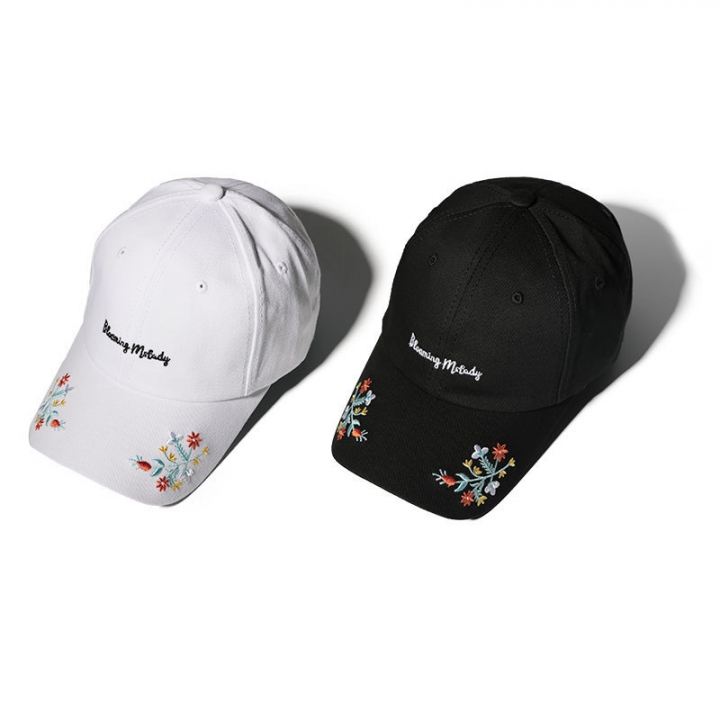 Fashion Letter Embroidery Movement Couple Baseball cap hip-hop cap Street Dance Hat