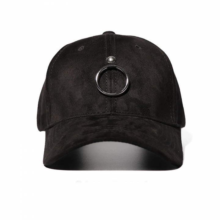 Creative Iron Ring Hat Autumn And Winter Wild Baseball Cap Caps Personality Street hip-hop cap