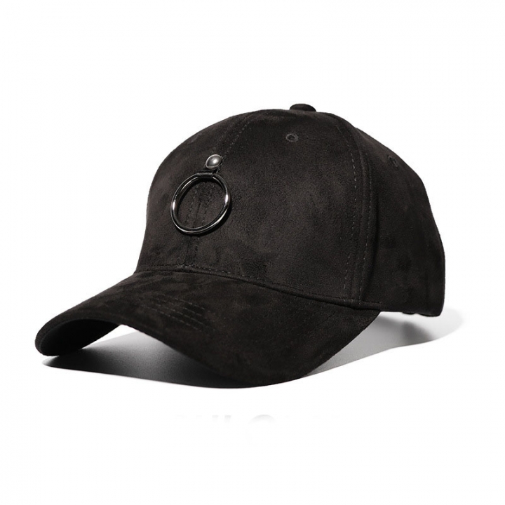 Creative Iron Ring Hat Autumn And Winter Wild Baseball Cap Caps Personality Street hip-hop cap