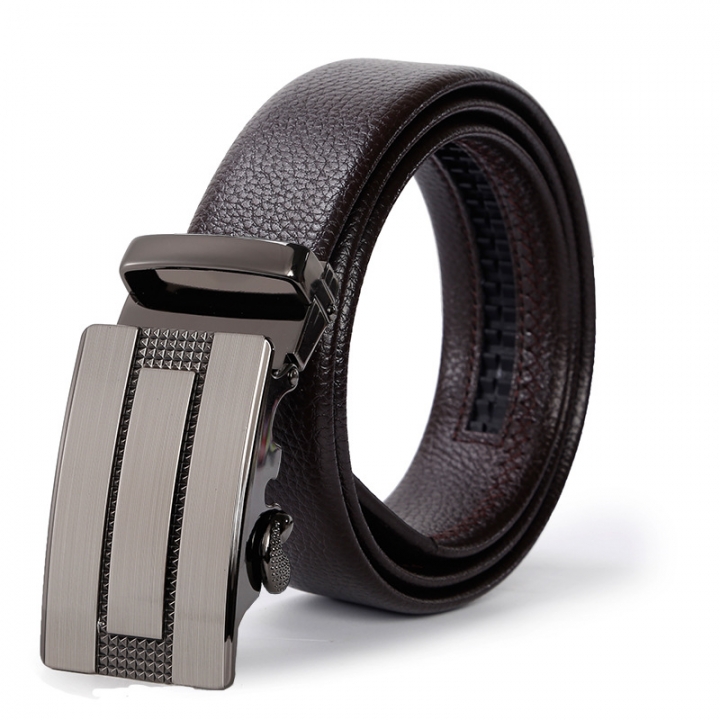 Men Fashion High-end Automatic Buckle Belt Youth Alloy Wild Business Leisure belt