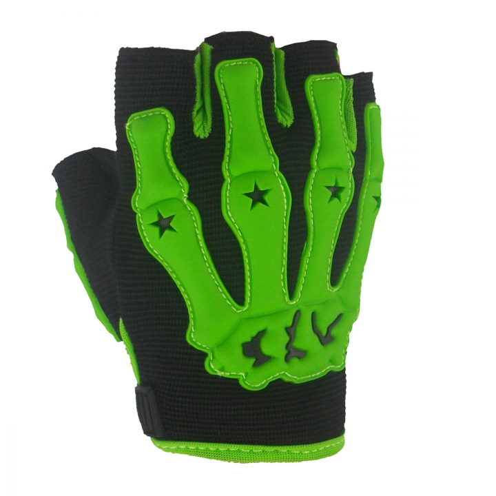 Mountain Bike Bicycle Riding Gloves Skull Half Finger Summer Outdoor Movement Gloves