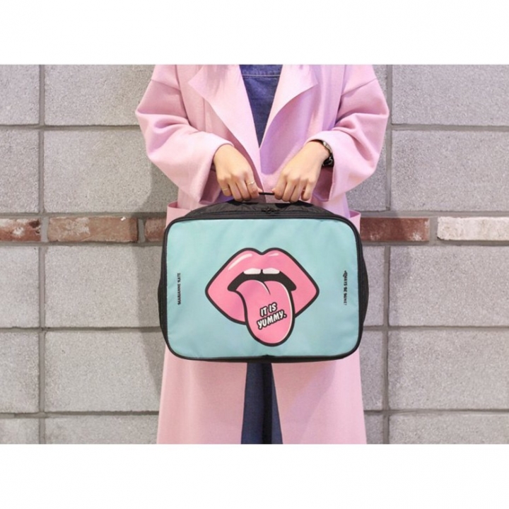 Lovely Cartoon Portable Travel Storage Package Big Mouth Clothing Trolley Case Luggage