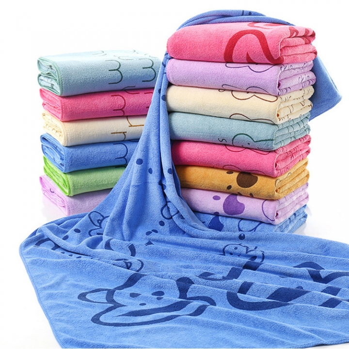 Superfine Fiber 70*140 Grinding Dijin Suction Printing Bath Towel Big Towel
