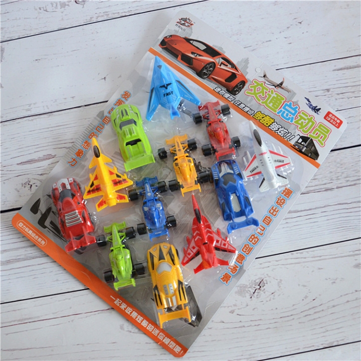 Child Brain Game Pull Back Toy Car Cars model toy Set