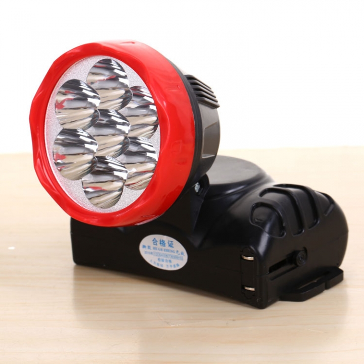 Double Gear Headlamp Led High Capacity Charging Mode Headlamp Glare Miner's Lamp
