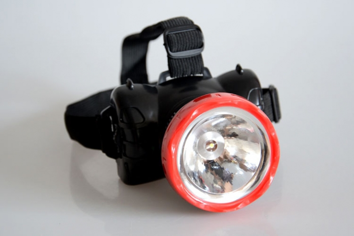 Double Gear Headlamp Led High Capacity Charging Mode Headlamp Glare Miner's Lamp