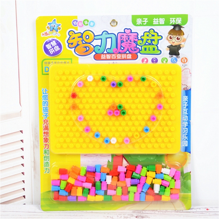 Wisdom Fight Board Toy Mushroom Nail Jigsaw Child Puzzle Toy