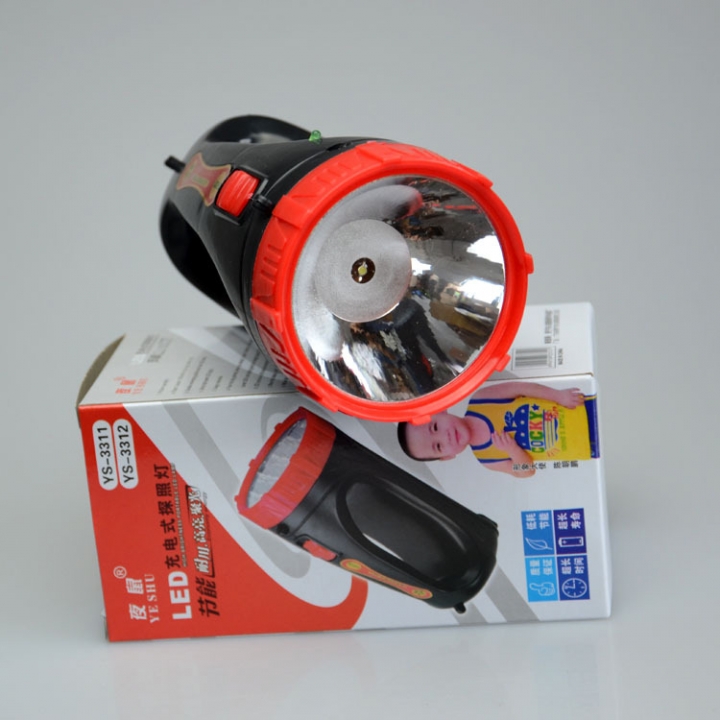 Led Charging Flashlight Second Gear Outdoor Glare Searchlight Portable Searchlight