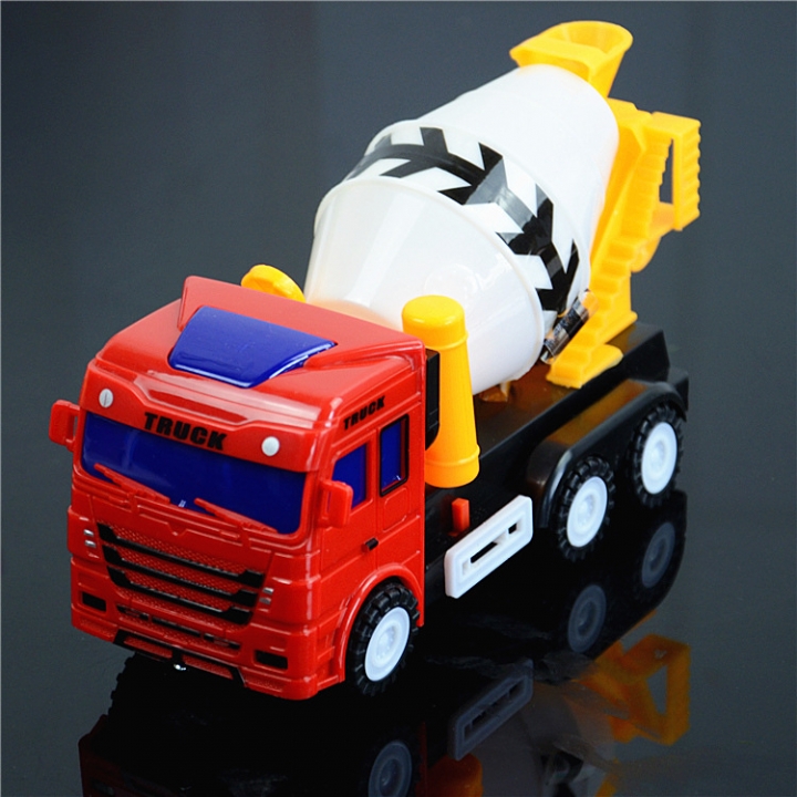 Light Music Universal Electric Mixer Simulation Engineering Vehicle Model Child Plastic Puzzle Toy