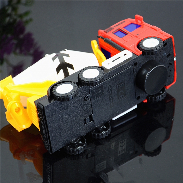 Light Music Universal Electric Mixer Simulation Engineering Vehicle Model Child Plastic Puzzle Toy