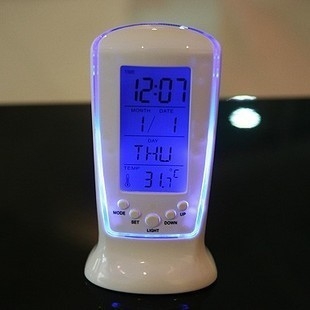 LED Electronic Watch  Luminous  Lazy Alarm Clock Mute  Perpetual Calendar Thermometer Alarm Clock