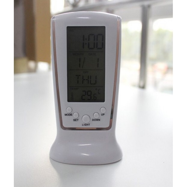 LED Electronic Watch  Luminous  Lazy Alarm Clock Mute  Perpetual Calendar Thermometer Alarm Clock