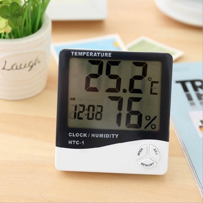 Large Screen Household High-precision indoor Electronics Alarm Clock Thermometer Hygrometer