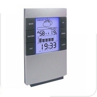 Electronics Thermometer Household Electronics Hygrometer Time Weather  Prediction Alarm Clock