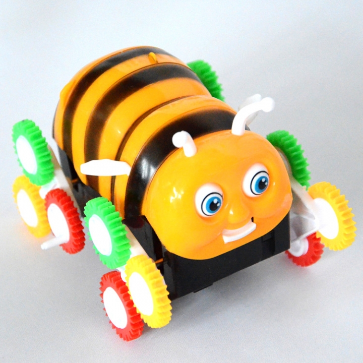 Creativity Electric Little Bee Toy Roll Stunt Car Puzzle Dump Truck Child Toy