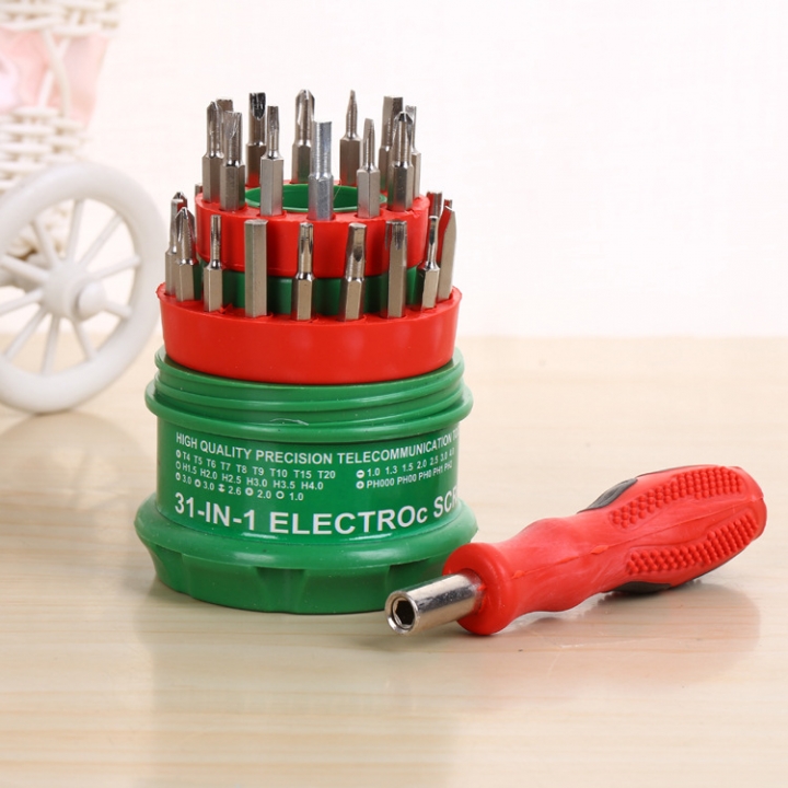 Household Pagoda type Multifunction Trowel kit inner Hexagon Stainless Steel File Combination