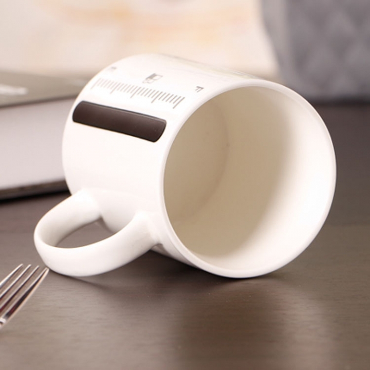 Fashion Emoticon Mark Cup Ceramics Discoloration Cup Creativity Water Transfer Printing Magic Cup