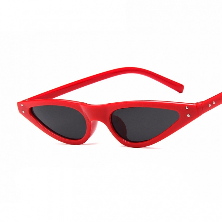 Western Style Cat's Eye Sunglasses Small Box Fashion Drop of Water Vintage Sunglasses