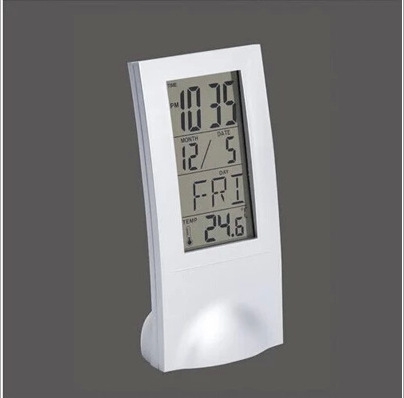 Creativity Slim Transparent Alarm Clock lovely Silent Mini Electronic Clock Alarm