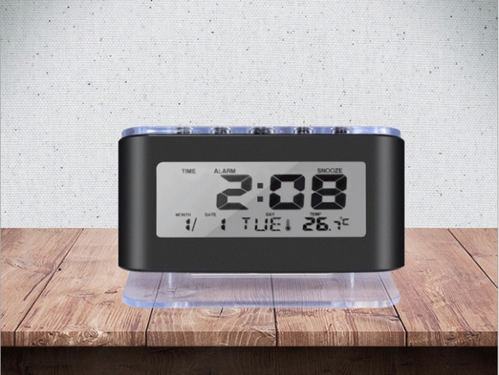 Clever Luminous Electronic Student Bedside Clock big Screen Perpetual Calendar led Alarm Clock