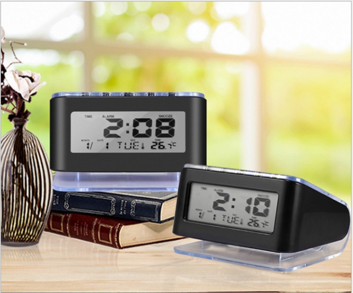 Clever Luminous Electronic Student Bedside Clock big Screen Perpetual Calendar led Alarm Clock