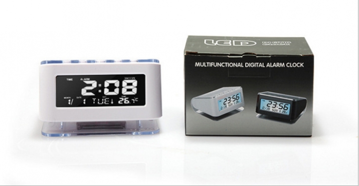 Clever Luminous Electronic Student Bedside Clock big Screen Perpetual Calendar led Alarm Clock