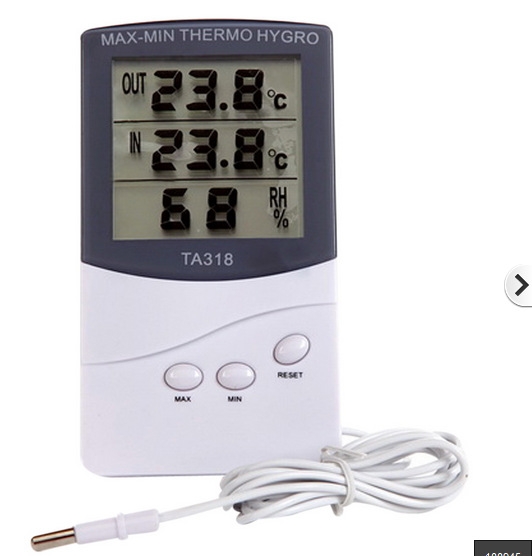 Big Screen Household Thermometer High Precision indoor Electronic Alarm Clock Thermometer