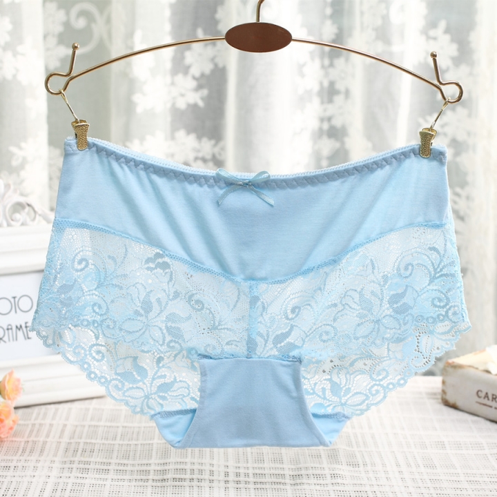 Ms Bamboo Fiber No Trace Women's Underwear Sexy Lace Underwear