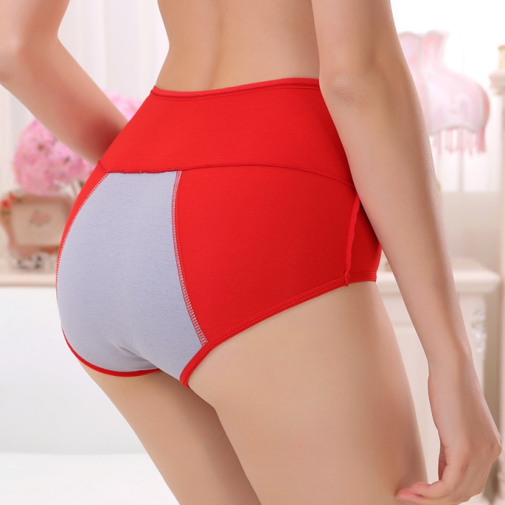 Ms High Waist Abdomen Locking Physiological Underwear Menstruation Women's Widen Underwear