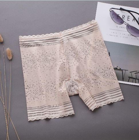 Ms Anti-lighting Safety Pants Three Points Lace Breathable Locking Bottoming Underwear