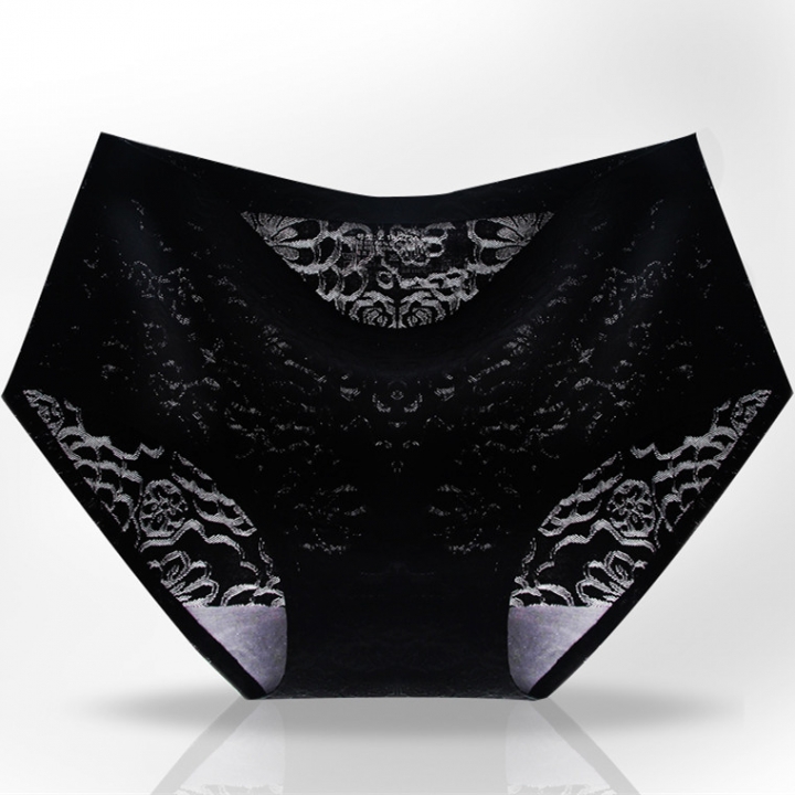 Ms Jacquard Ice Silk No Trace Underwear One Piece Seamless Printing Triangular Underwear