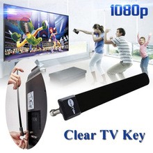 TOP Clear TV Key HDTV FREE TV Digital Indoor Antenna Ditch Cable As Seen on TV