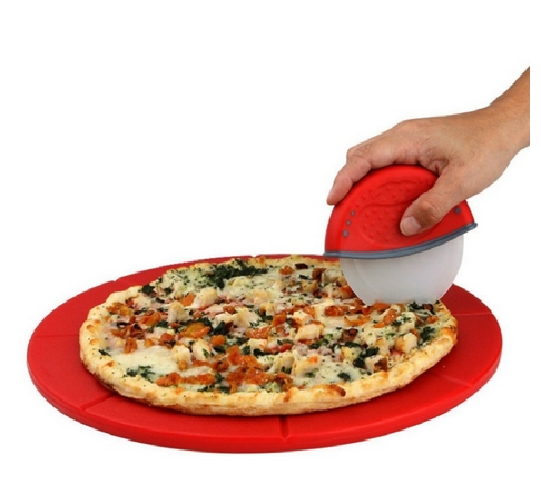 Pizza Cutter 4 In 1 Dough Prep Set Tool Pizza Cutting Wheel Plastic Blade Round Pizza Cutter