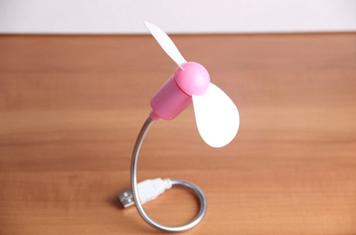 Household Small Fan Serpentine USB Fan Desktop Computer Bendable Mini Office Small Fan