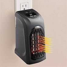 Handy Heater Wall Outlet Air Heater For Home Electric Fan  Timer Speed Adjustable Winter Warm