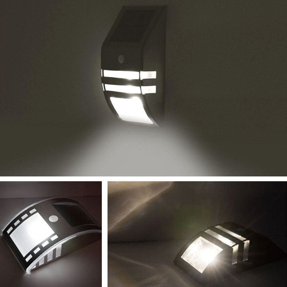 Super Bright Led Household Solar Energy Garden Lights Outdoor Wall Lamp Human Sensing Street light