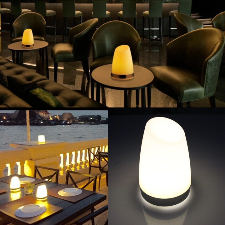 USB Charging KTV Bar Creativity Circular Night light Cafe Dining Table Decoration Bar lamp